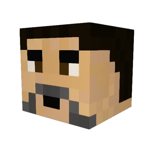 JoeyLombardi Minecraft avatar head, 3D render