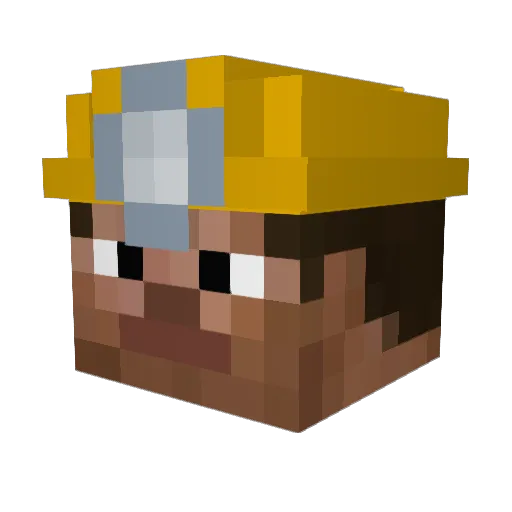 JoeyManMeneer Minecraft avatar head, 3D render
