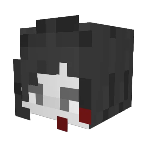 JoeyWheat Minecraft avatar head, 3D render