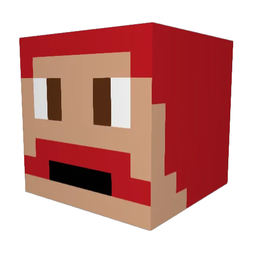 Joey_Atlas Minecraft avatar head, 3D render