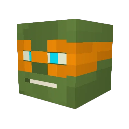 Joey_The_Wolf Minecraft avatar head, 3D render