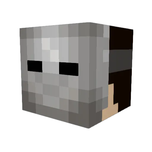 Joey_W2012 Minecraft avatar head, 3D render