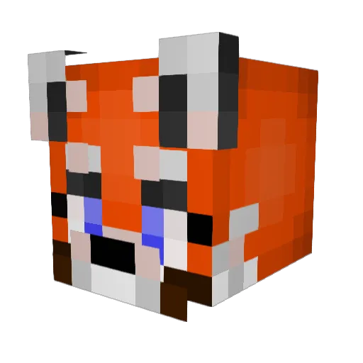 Joey_bit Minecraft avatar head, 3D render