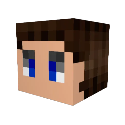 Joey_de_Vries Minecraft avatar head, 3D render