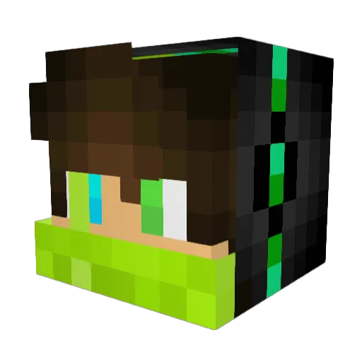 Joey_gilles Minecraft avatar head, 3D render