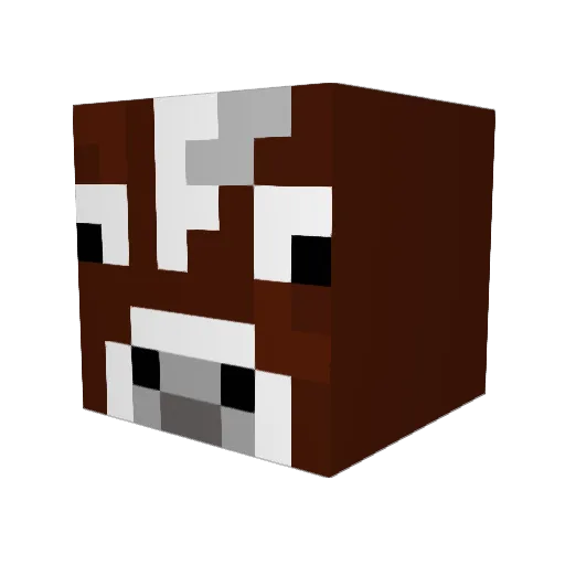 Joey_lin Minecraft avatar head, 3D render