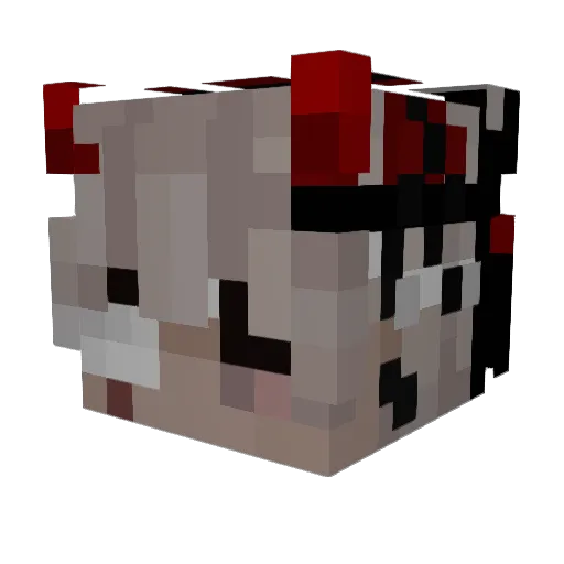 Joey_pc Minecraft avatar head, 3D render