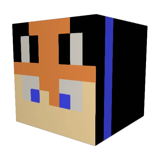 Joeylego13 Minecraft avatar head, 3D render