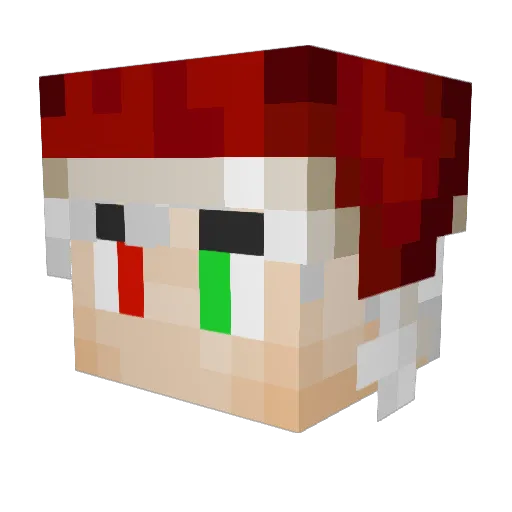JoeysMCworld Minecraft avatar head, 3D render