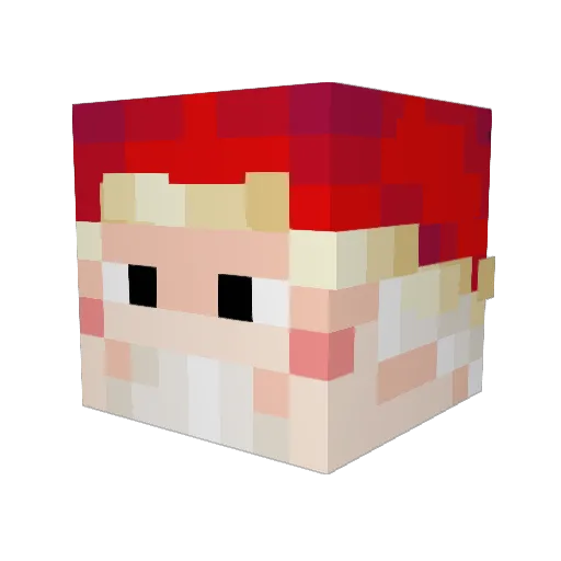 JoffreyTheEmu Minecraft avatar head, 3D render