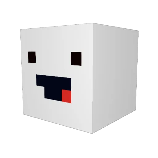 Jofi751 Minecraft avatar head, 3D render