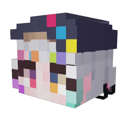 Jogasaki_Noah Minecraft avatar head, 3D render