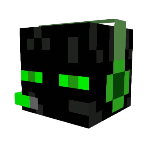 Joggeli Minecraft avatar head, 3D render