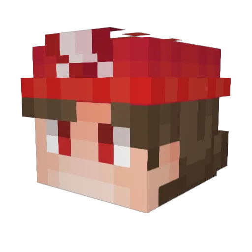 Jogijs0707 Minecraft avatar head, 3D render