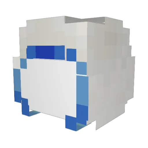 JogosandrePT Minecraft avatar head, 3D render