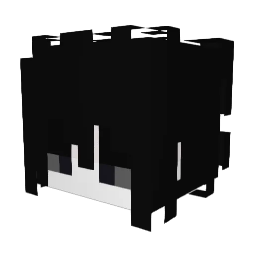 Jogostwelve Minecraft avatar head, 3D render