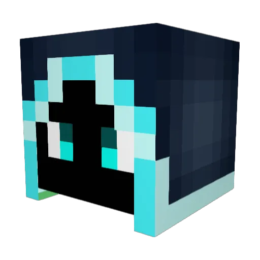 Johan1968 Minecraft avatar head, 3D render