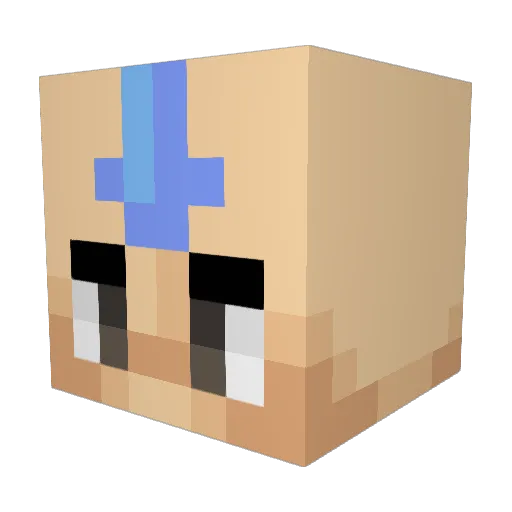 Johan69420 Minecraft avatar head, 3D render