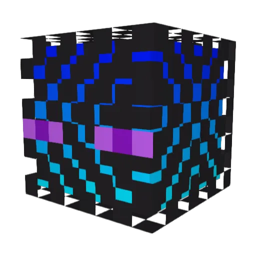 JohanBrgs Minecraft avatar head, 3D render