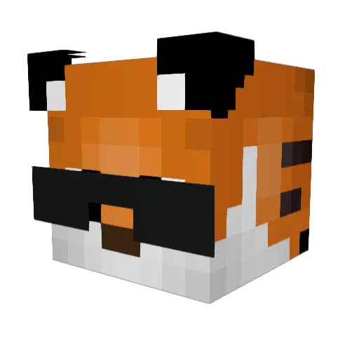 JohanHavsager Minecraft avatar head, 3D render