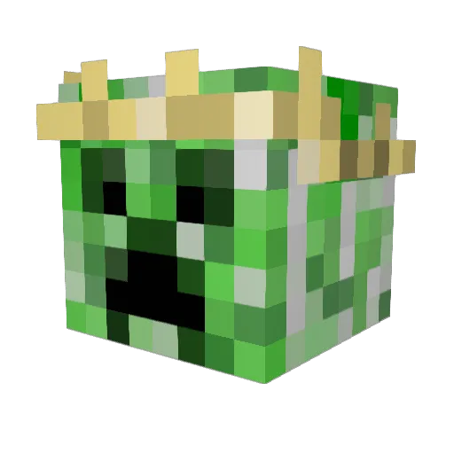 Johandin Minecraft avatar head, 3D render