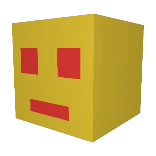 Johanhf Minecraft avatar head, 3D render