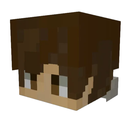 Johanlma0 Minecraft avatar head, 3D render