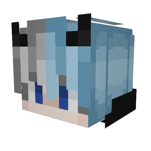 Johann54leon12 Minecraft avatar head, 3D render