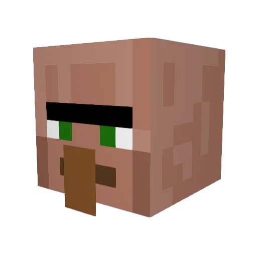 JohannAlexander Minecraft avatar head, 3D render
