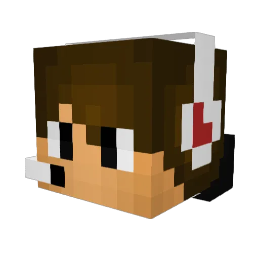 Johannator16 Minecraft avatar head, 3D render