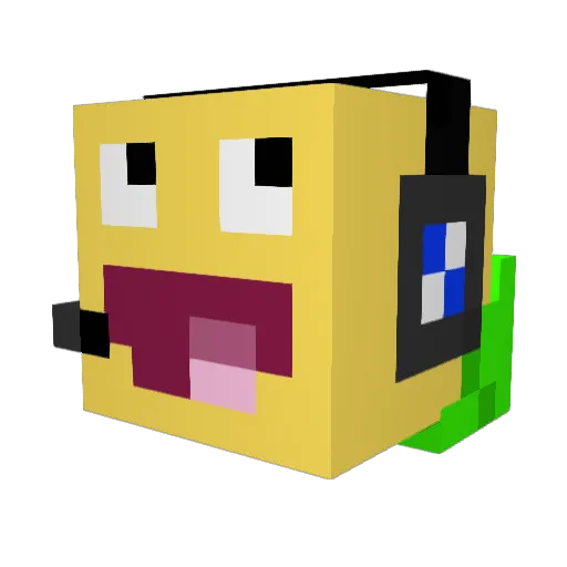 Johannes1990 Minecraft avatar head, 3D render