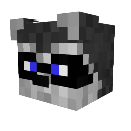 Johannes79 Minecraft avatar head, 3D render
