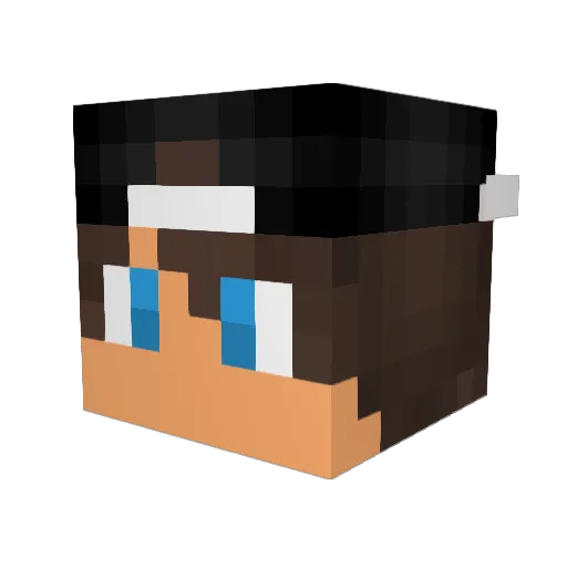 JohimerGC Minecraft avatar head, 3D render