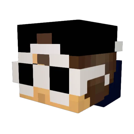 John01012006 Minecraft avatar head, 3D render