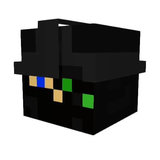 John1939 Minecraft avatar head, 3D render