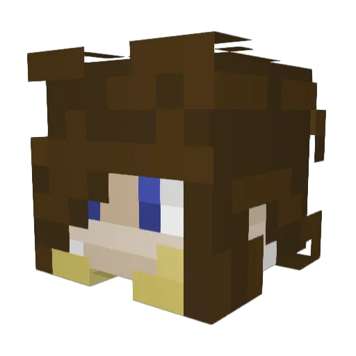 John2calhoun Minecraft avatar head, 3D render