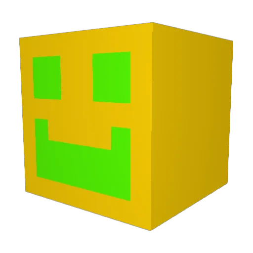 John410131 Minecraft avatar head, 3D render