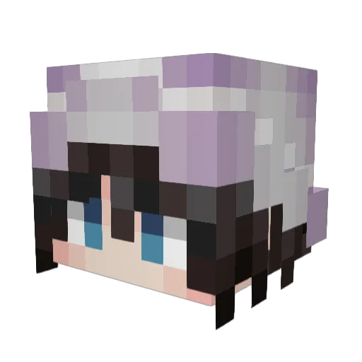 John4568524 Minecraft avatar head, 3D render
