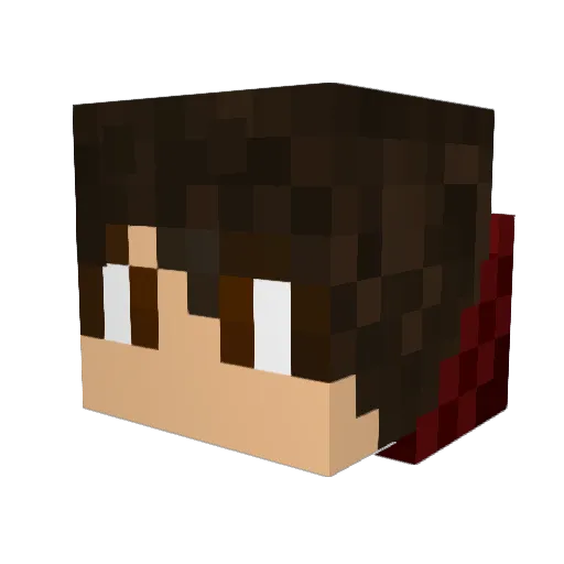 John8940 Minecraft avatar head, 3D render