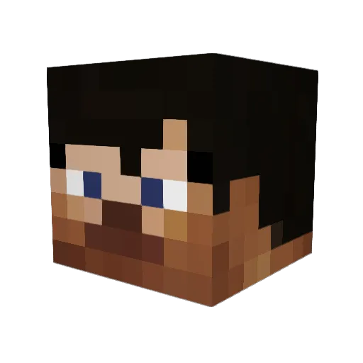 JohnBoy7346 Minecraft avatar head, 3D render