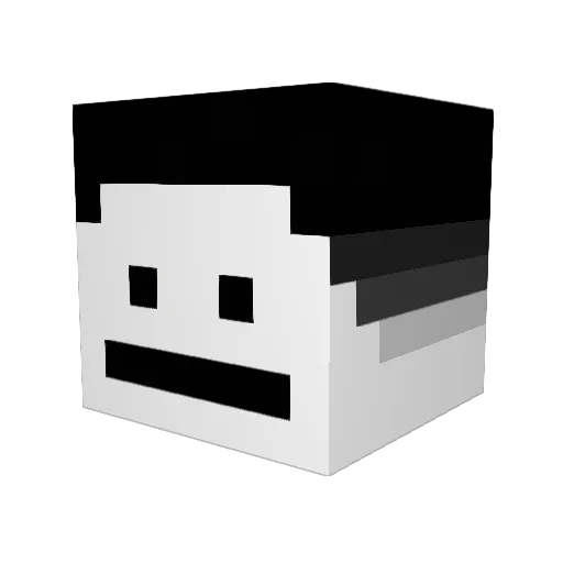 JohnBoyXC00 Minecraft avatar head, 3D render