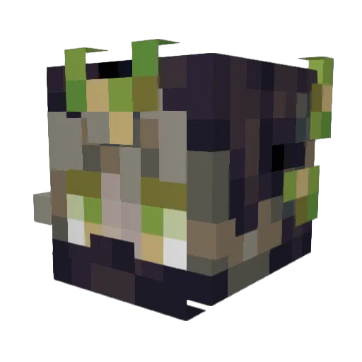 JohnBrick Minecraft avatar head, 3D render