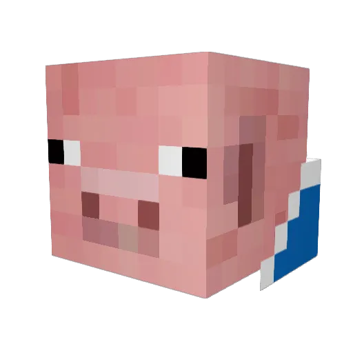 JohnCPoq Minecraft avatar head, 3D render