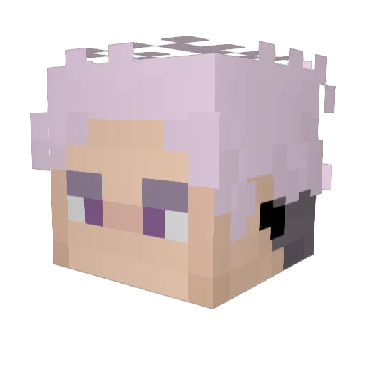 JohnCenaMom Minecraft avatar head, 3D render