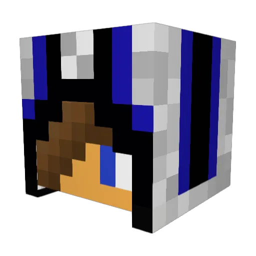 JohnCyris Minecraft avatar head, 3D render