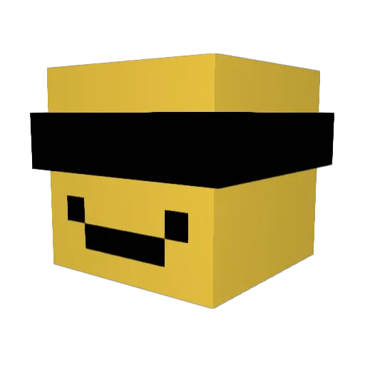 JohnDShenanigans Minecraft avatar head, 3D render