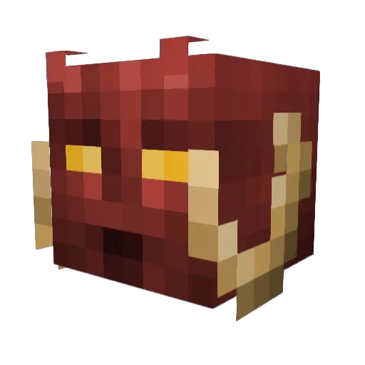 JohnDXebec Minecraft avatar head, 3D render