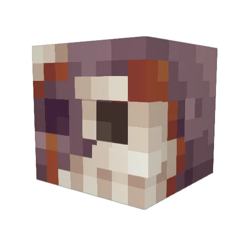 JohnFromGarfield Minecraft avatar head, 3D render