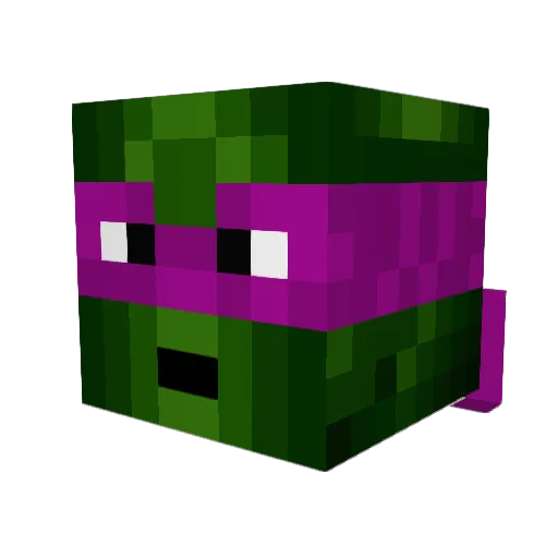 JohnGTA Minecraft avatar head, 3D render