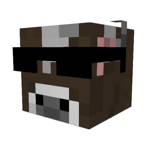 JohnGargaro4 Minecraft avatar head, 3D render